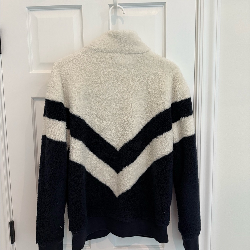 Faherty Plush Fleece Jacket in Cream